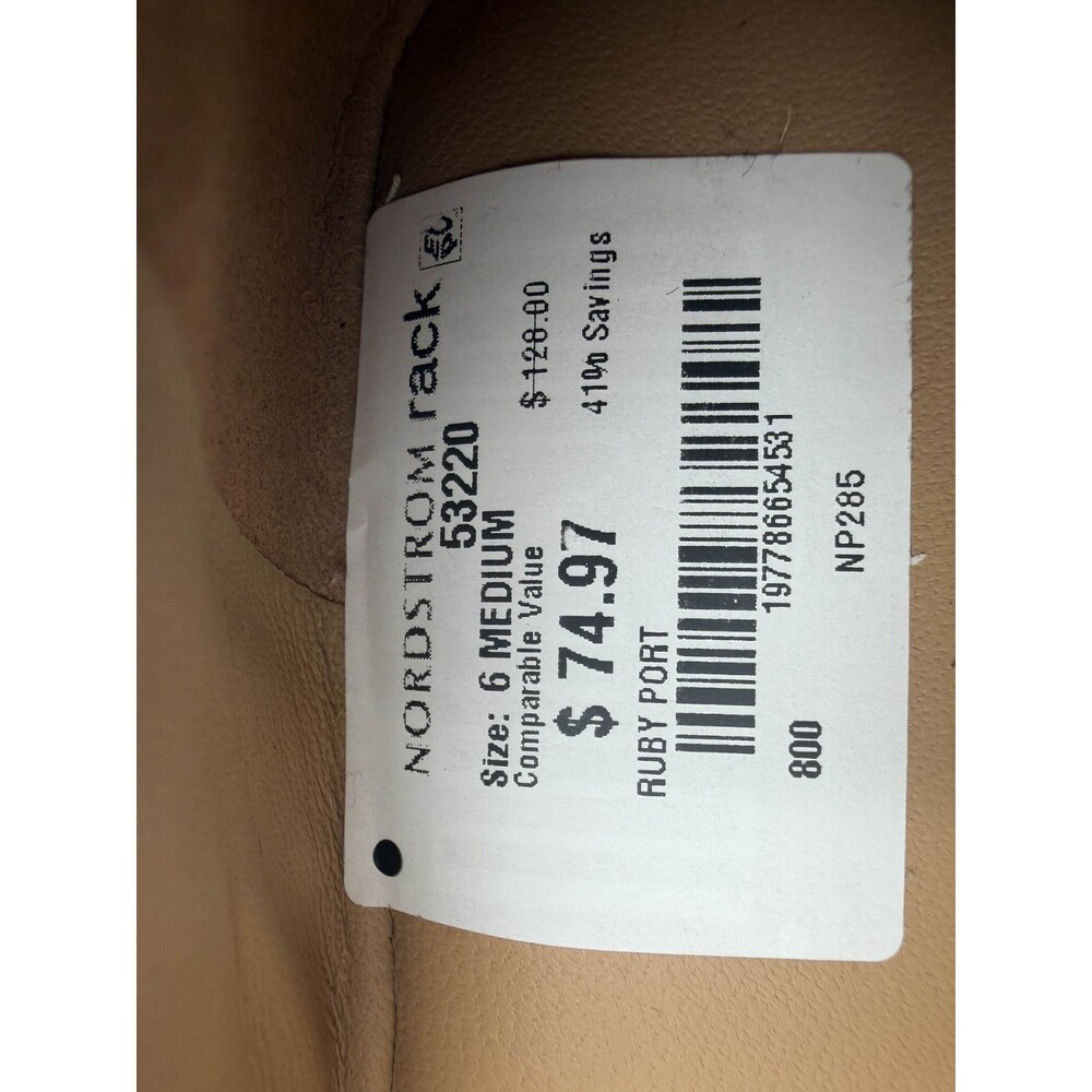 Madewell Mary Jane Flats – Red Leather – Women’s Size 6 - Picture 8 of 8